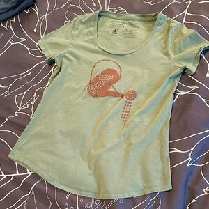 Patagonia Organic Cotton Slim Fit Tee - Light Green